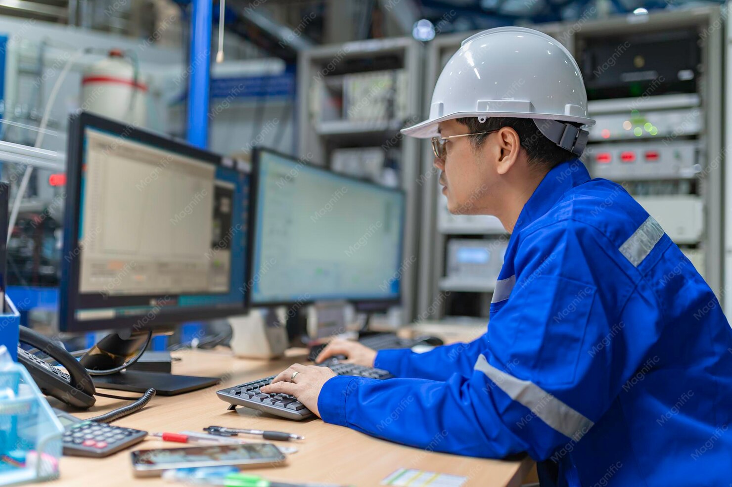 engineer-working-control-roommanager-control-systemtechnician-man-monitoring-program-from-lot-monitor_44277-28690